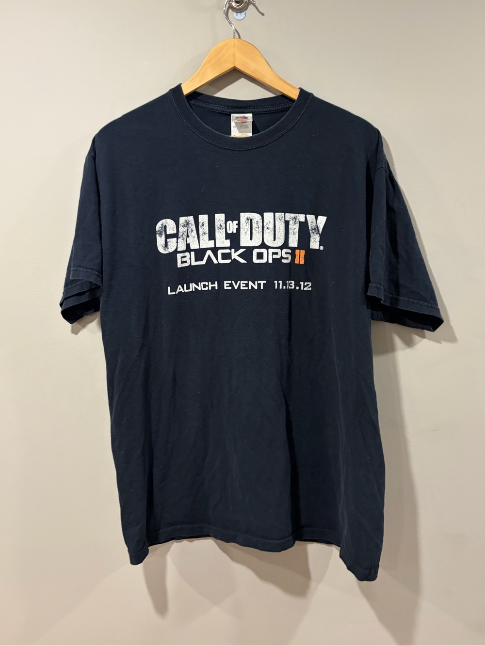 Call of Duty: Black Ops II Launch Event 11.13.12 T-Shirt – XL – Rare Gaming Prom